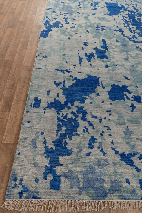10x14 Modern Handmade Abstract Wool Area Rug #8013 (300x450 cms.)