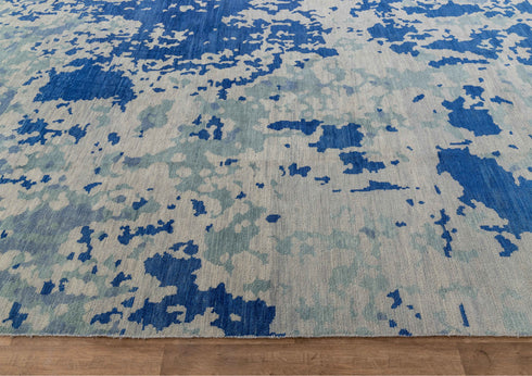 10x14 Modern Handmade Abstract Wool Area Rug #8013 (300x450 cms.)