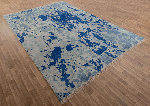 10x14 Modern Handmade Abstract Wool Area Rug #8013 (300x450 cms.)