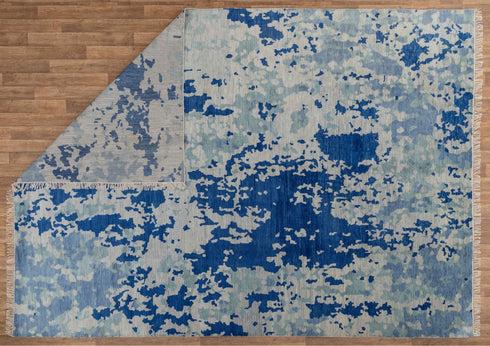 10x14 Modern Handmade Abstract Wool Area Rug #8013 (300x450 cms.)