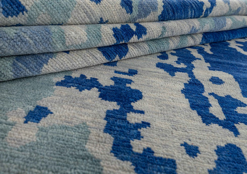 10x14 Modern Handmade Abstract Wool Area Rug #8013 (300x450 cms.)