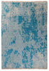 10x14 Area Rug Blue Modern Handmade Abstract Wool Area Rug #8049 (300x450 cms.)