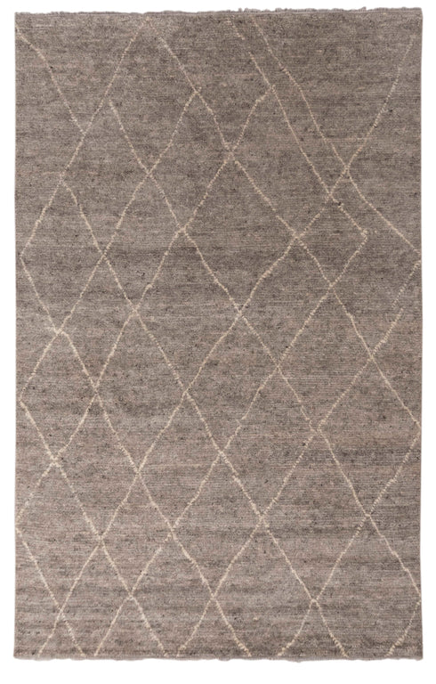 6x9 Grey Earth Wool Rug Bohemian Moroccan Wool Rug !!!Free Shipping #2946