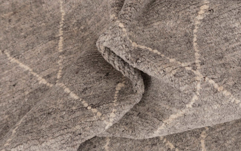 6x9 Grey Earth Wool Rug Bohemian Moroccan Wool Rug !!!Free Shipping #2946