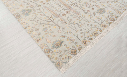 12x15 Large Rug Tree OF Life Modern Garden Design Rug Wool & Silk Rug 61 Free Shipping!!