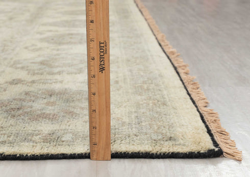 9x12 Modern Oushak Soft Shiny Washed Look Hand Knotted Wool Rug #SE-5(275x365 Cms.)