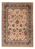 9x12 Cream Navy Classic Hadji Jalili Hand Knotted Wool Rug, Classic Decor-5653