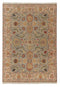 9x12 Grey Beige Retro Kerman Hand Knotted High Quality Wool Rug-7204