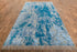 10x14 Abstract Blue Modern Handmade Abstract Wool Area Rug #8174(300x450 cms.)