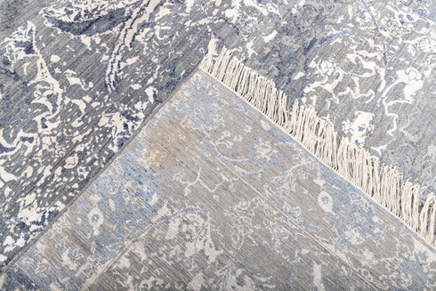 8X10 One Of A Kind Rug, Indian Handknotted Rug, Wool & Silk Free Shipping#1892