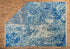 10x14 Large RugAbstract Blue Modern Handmade Abstract Wool Area Rug #8330(300x450 cms.)
