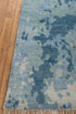 10x14 Abstract Blue Modern Handmade Abstract Wool Area Rug #8037(300x450 cms.)