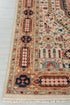 8x10 Ivory Mamluk Pattern Classic Handmade Hand Knotted  Wool Rug #7932