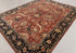 8x10 Red Navy Classic High Quality Hand Knotted Wool Rug #5850