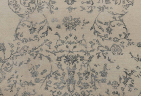 6X9 Rug Modern Style Handmade Wool Silk Touch Rug #7184(180x275 Cms.)