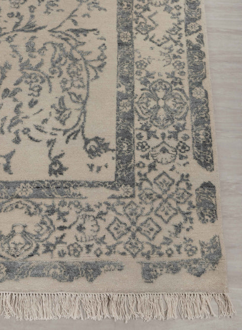 6X9 Rug Modern Style Handmade Wool Silk Touch Rug #7184(180x275 Cms.)