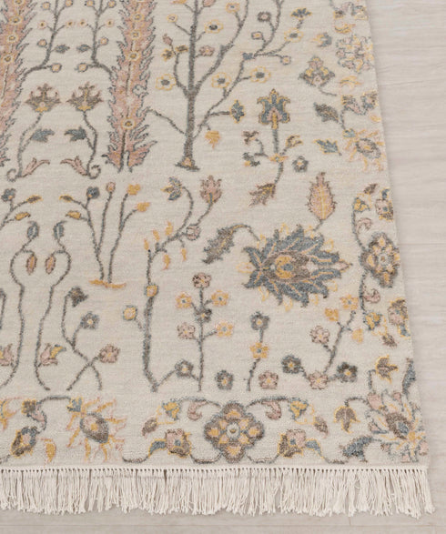 10x14 Tree of Life Garden Design Rug Rug Indian Hand knotted #7242(300x450 cm.)