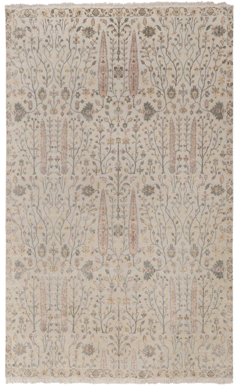 10x14 Tree of Life Garden Design Rug Rug Indian Hand knotted #7242(300x450 cm.)