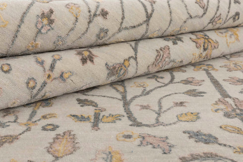 10x14 Tree of Life Garden Design Rug Rug Indian Hand knotted #7242(300x450 cm.)