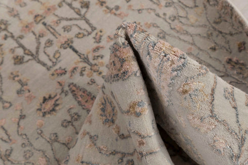 3x10 Ft. Transitional Tree of Life Rug Runner Rug, Contemporary Rug, Rug, Wool & Silk Rug #7247