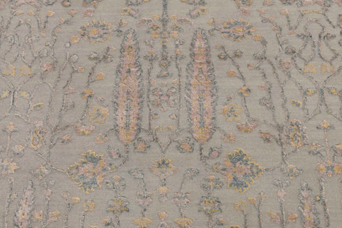 3x10 Ft. Transitional Tree of Life Rug Runner Rug, Contemporary Rug, Rug, Wool & Silk Rug #7284-A