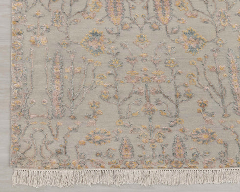 3x10 Ft. Transitional Tree of Life Rug Runner Rug, Contemporary Rug, Rug, Wool & Silk Rug #7284-A