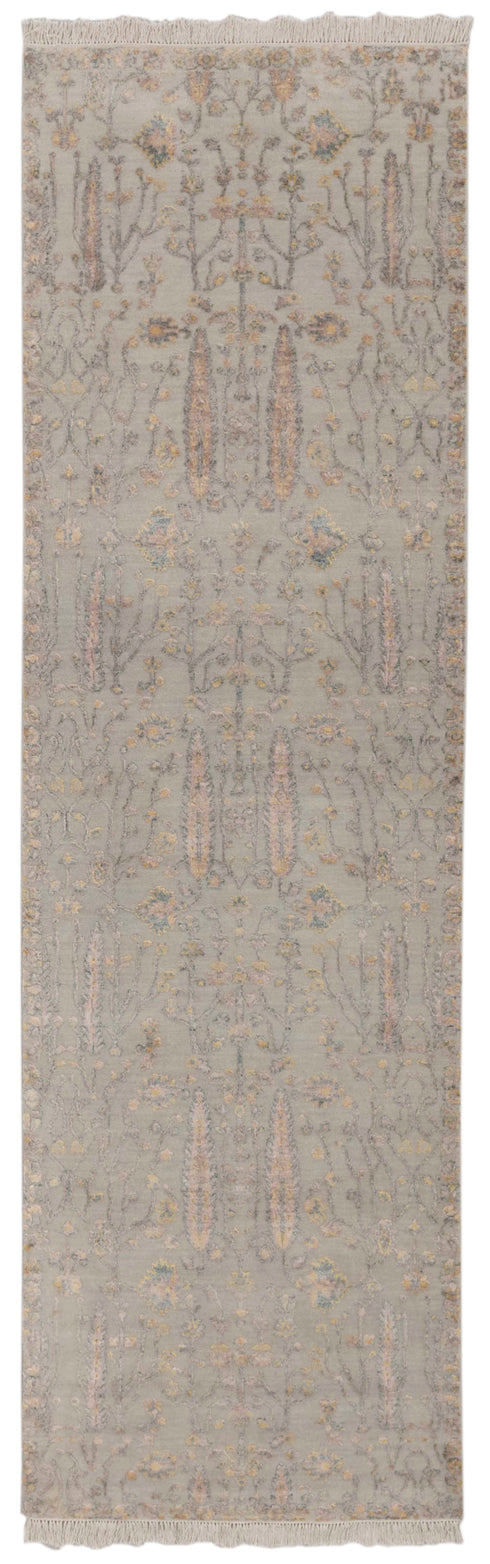 3x10 Ft. Transitional Tree of Life Rug Runner Rug, Contemporary Rug, Rug, Wool & Silk Rug #7284-A