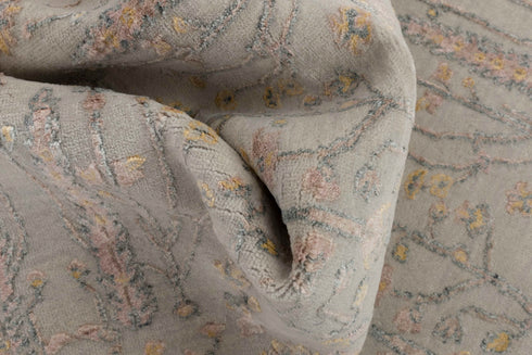 3x10 Ft. Transitional Tree of Life Rug Runner Rug, Contemporary Rug, Rug, Wool & Silk Rug #7284-A