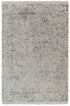 6X9 Grey Charcoal Rug Modern Style Handmade Wool Silk Touch Rug # 553(180x275 Cms.)