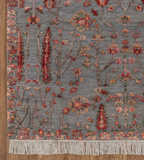 3x5 Rug Tree of Life Rug Modern Handmade Wool & Silk Rug, #5608 (90x150 Cms.)