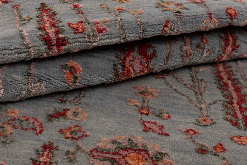 3x5 Rug Tree of Life Rug Modern Handmade Wool & Silk Rug, #5608 (90x150 Cms.)