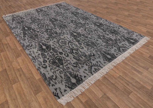 9x12 Rug Modern Rug Decorative Wool & Silk Rug #2495 (275x365 Cms.)