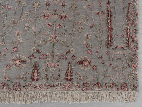 3x5 Rug Tree of Life Garden Design Rug Rug Modern Handmade Wool & Silk Rug, #1018(90x150 Cms.)