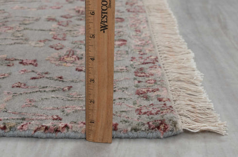 3x5 Rug Tree of Life Garden Design Rug Rug Modern Handmade Wool & Silk Rug, #1018(90x150 Cms.)