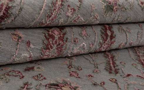 3x5 Rug Tree of Life Garden Design Rug Rug Modern Handmade Wool & Silk Rug, #1018(90x150 Cms.)