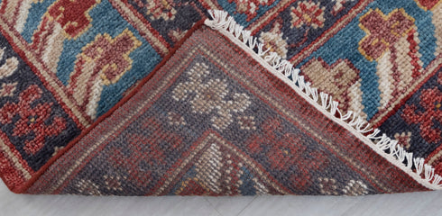 9x12 Red Floral Design Modern Classic Oushak Style Hand Knotted Area Rug#3474