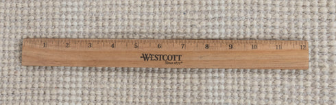 8x11 Moroccan Thick Plush Pile Cream White Geometric Rug Wool Beni Ourain Berber Hand Knotted Se-37