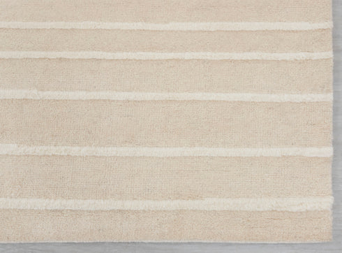 8x11 Cream White Geometric Moroccan Boho Design Rug 100% WOOL Rug Beni Ourain Berber Hand Knotted Se-36