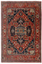 9x12 Classic Persian Serapi Mahal Red Navy Hand Knotted 100% Wool Rug, Rug-Se-40 Free Shipping!!