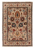 5x7 Beige Classic Sickle Kerman High Quality Handmade Wool Rug #112 JP-1 (150x200 Cms.)