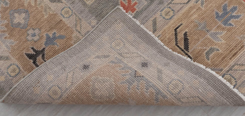 10x14 Large Grey Wool Turkish Style Oushak Style Rug 100% Handknotted Wool Rug ...#2278