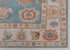 8x10 Blue Modern Oushak Turkish Style Rug 100% Handknotted Wool Rug 2274