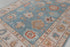 8x10 Blue Modern Oushak Turkish Style Rug 100% Handknotted Wool Rug 2274