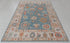8x10 Blue Modern Oushak Turkish Style Rug 100% Handknotted Wool Rug 2274