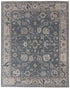 8x10 Dark Grey Sultanbad Modern Living Rug  Oushak Turkish Design Hand Knotted Hand Spun Wool Rug # 2272