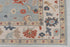 8x10 Ivory Grey Modern Living Rug  Oushak Turkish Design Hand Knotted Hand Spun Wool Rug # 2266