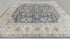 9x12 Grey Cream Pastel Oushak Hand Knotted 100% Wool Rug #136(275x365 Cms.)