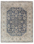 9x12 Grey Cream Pastel Oushak Hand Knotted 100% Wool Rug #136(275x365 Cms.)