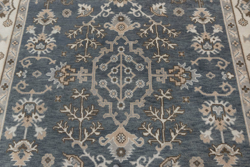 8x10 Cream Home Decor Modern  Style Oushak Wool Rug Hand Knotted Hand Spun,Carpet #133