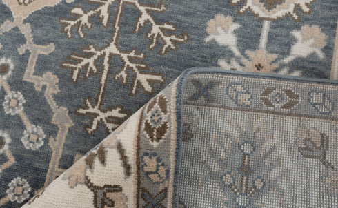 8x10 Cream Home Decor Modern  Style Oushak Wool Rug Hand Knotted Hand Spun,Carpet #133